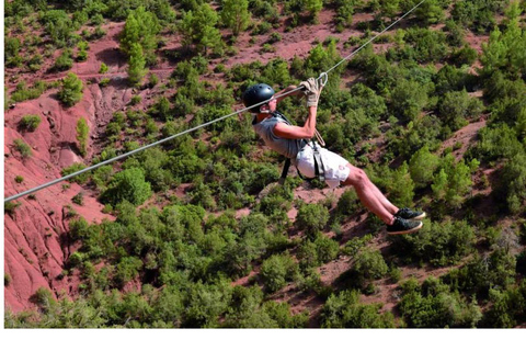 Marrakesz: Zip Line i przygody na mostach w górach Atlas