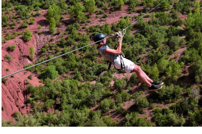 Marrakech: Aventuras de tirolesa e pontes nas montanhas do Atlas