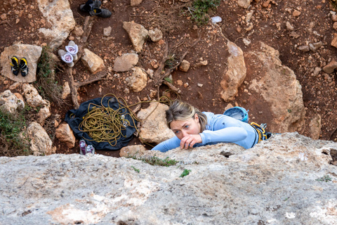 Leonidio : séance d&#039;escalade avec un guide