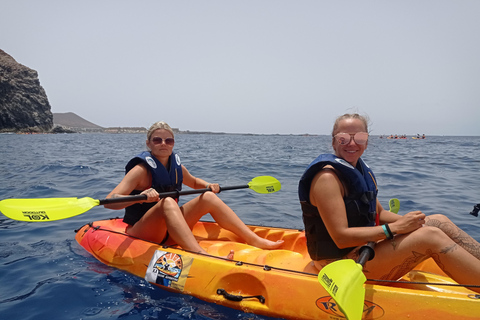 Los Cristianos:Kayak and Snorkel tour with turtles and dolphins