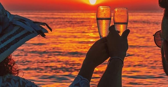 Private Sunset Boat Tour with Prosecco from Sorrento