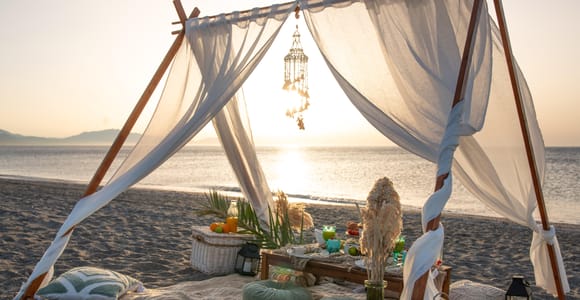 Marbella: Styled Outdoor Picnic with Tapas.