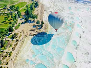 Antalya: Pamukkale-tur med varmluftsballong och lunch