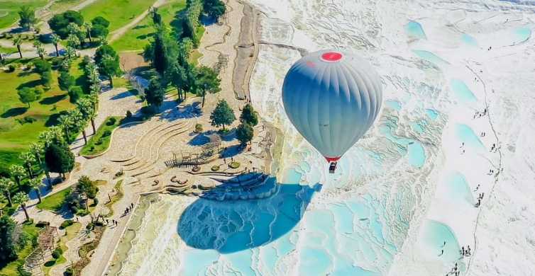 Antalya: Pamukkale Tour with Hot Air Balloon and Meals
