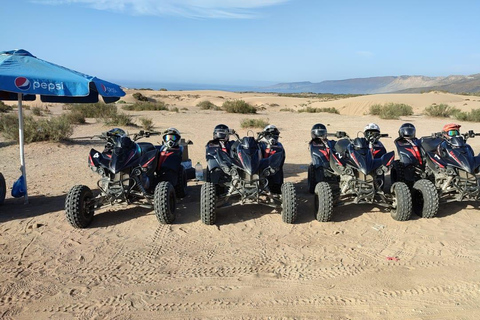 Depuis Agadir : Planche à sable et quad dans les dunes de Timlaline