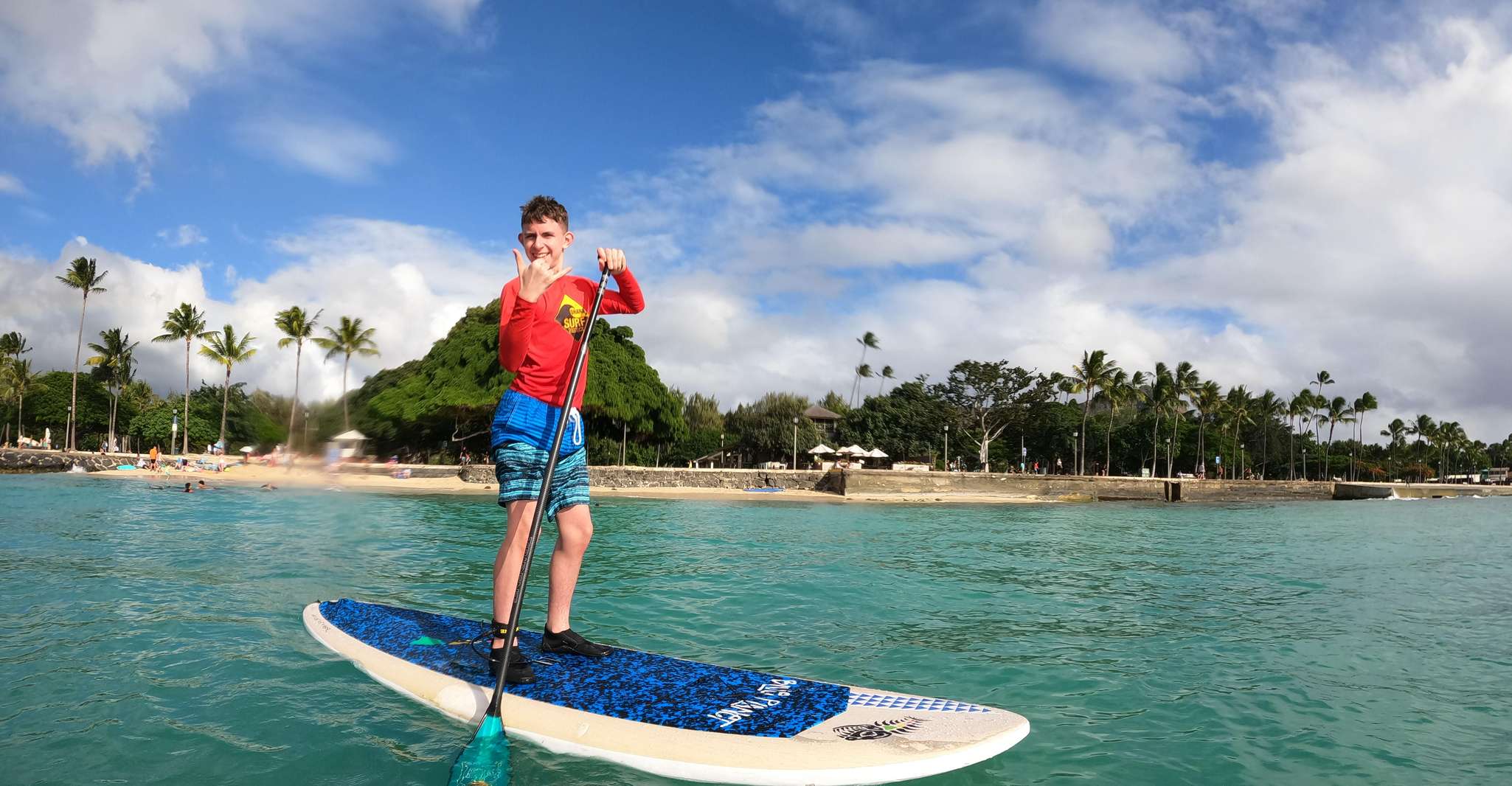 SUP Lesson in Waikiki, 3 or more students, 13yo or older - Housity