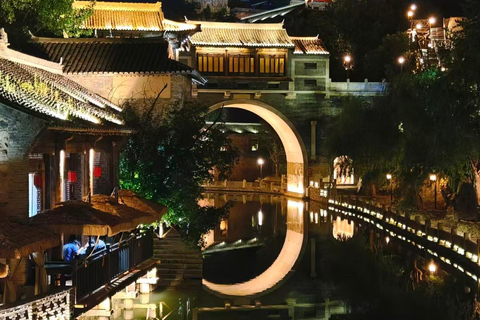 Beijing: Simatai Great Wall & Gubei Water Town Private Tour Private Day Tour or Night Tour without Tour Guide Service