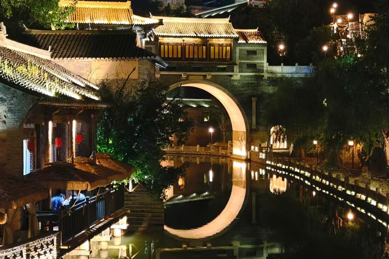 Beijing: Simatai Great Wall & Gubei Water Town Private Tour Private Day Tour or Night Tour without Tour Guide Service