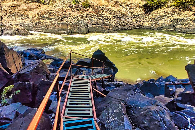 Guided Hike under the Bridge into the Zambezi Gorge Victoria Falls: Gorge Hike under the Bridge