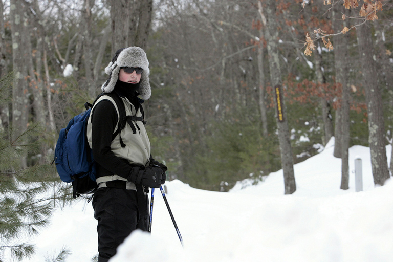 Guided Winter Snowshoe Adventure from Boston