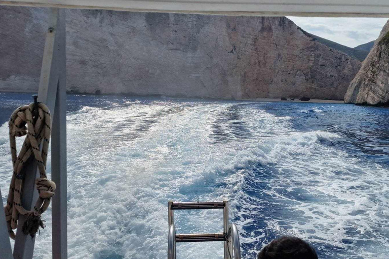 Zante: Spiaggia del Naufragio, Grotte Blu e Tour delle Grotte di Xigia