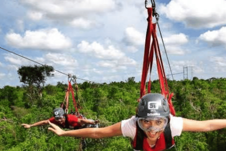 Excursão de aventura extrema na selva em CancúnExcursão de aventura extrema na selva em Cancun