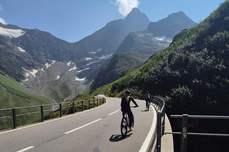 Lucerne : Aventure cycliste en descente avec baignade dans le lac