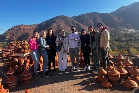 Marrakech: Ourika Waterfall, Lunch & Anima Garden Day Trip Option 1: Shared Tour with Full Package & Lunch Not Included
