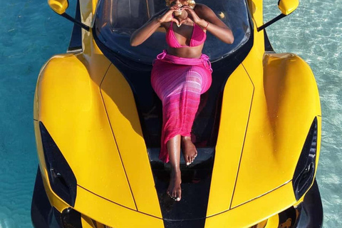 ZANZIBAR:Jet car thrill ride & Transparent Kayak with Pickup PRIVATE TOUR WITH TRANSFER INCLUDED FROM NORTH OF ZANZIBAR