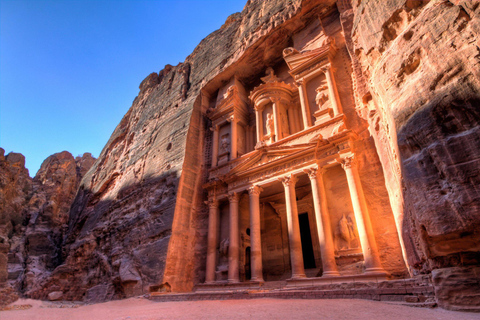 Privat dagsutflykt till Petra och Wadi Rum från Amman