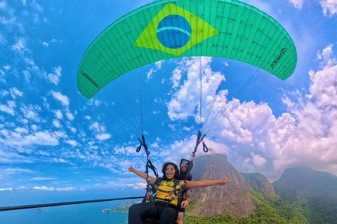 Rio de Janeiro: Tandem Paragliding Flight with Photos and Video Hang gliding flight