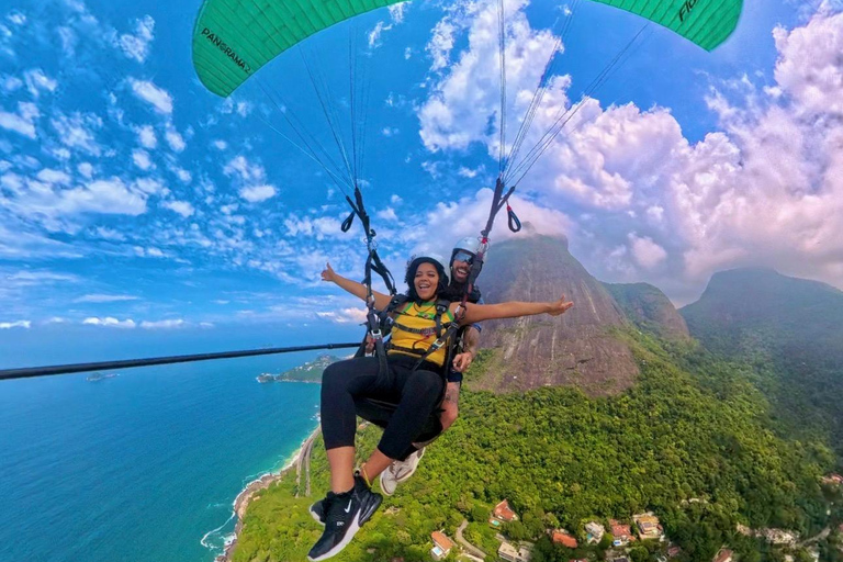 Rio de Janeiro: Tandem Paragliding Flight with Photos and Video Hang gliding flight