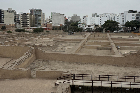 Culture in Lima: Huaca Pucllana and the Historic Center with Catacombs Huaca + Catacombs