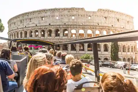 Rome: Bezoek Pantheon en Hop-On Hop-Off Open Bus Ticket