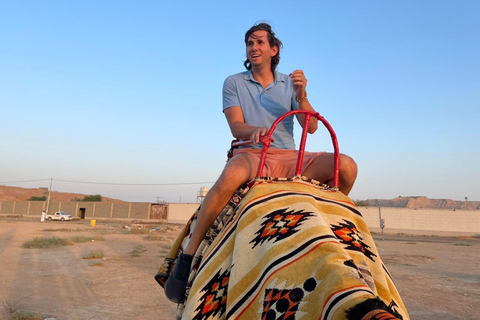 Riyadh:Red Sand Dunes camel ride&Quad&Sandboarding Adventure Private Tour with pick up and drop off from your location