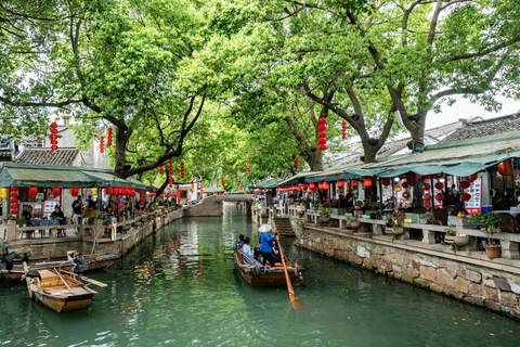 From Shanghai: Zhujiajiao Water Town Day Trip with Boat Ride
