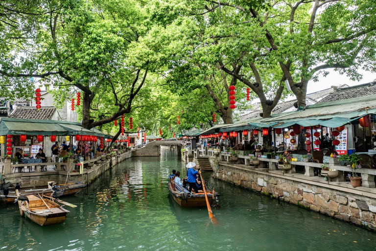 From Shanghai: Zhujiajiao Water Town Day Trip with Boat Ride
