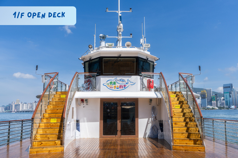 Hong Kong: Victoria Harbour Water Taxi Sightseeing Cruise 45Mins Sightseeing Trip with Modern Cruise