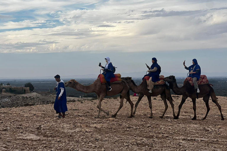 From Marrakech: Agafay Desert Quad Bike Tour with Dinner