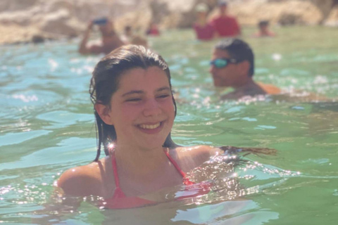 Shared Wadi Shab Trek, Swim, Cave, Beach & Sinkhole Tour