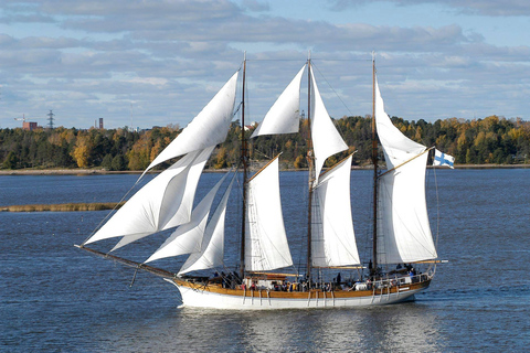 Helsinki Archipelago Sailing on a Traditional big Schooner