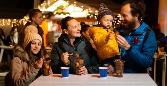 Von Ljubljana: Geführte Tour zum Weihnachtsmarkt in Zagreb