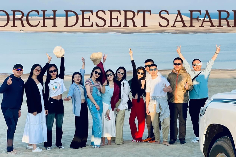 Desert Safari Qatar Camel Sandbording sunrise/sunset tour