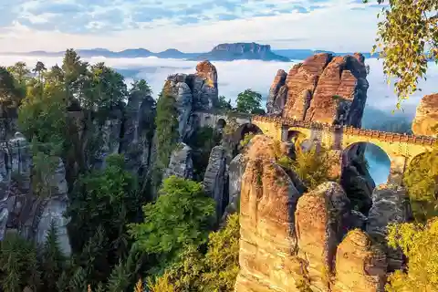 Desde Dresde: Excursión de un día al Puente Bastei y a la Suiza de Bohemia