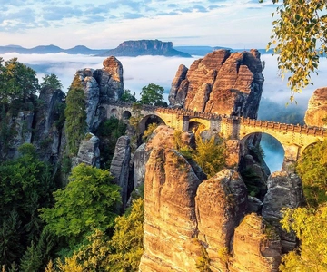 Desde Dresde: Excursión de un día al Puente Bastei y a la Suiza de Bohemia