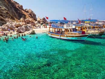 Antalya/Kemer: Adrasan Suluada Island Boat Tours with Lunch