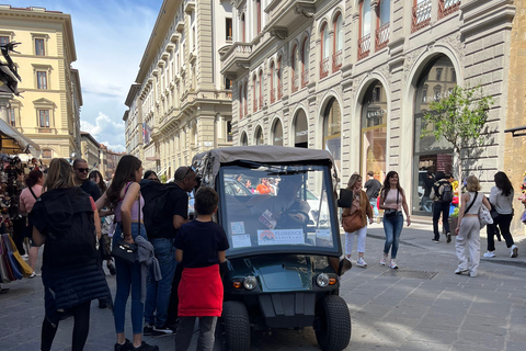 Tour della città di Firenze in golf cart e Piazzale Michelangelo