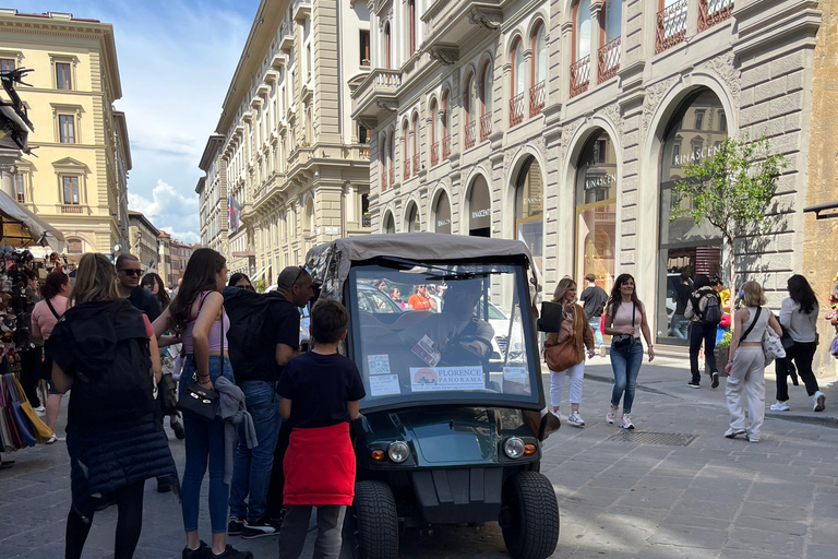 Tour della città di Firenze in golf cart e Piazzale Michelangelo