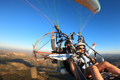 Paratrike flight in Malaga