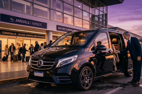 Buenos Aires: Private Transfer to/from EZE Airport Arrival: EZE Airport to hotel in Buenos Aires city center