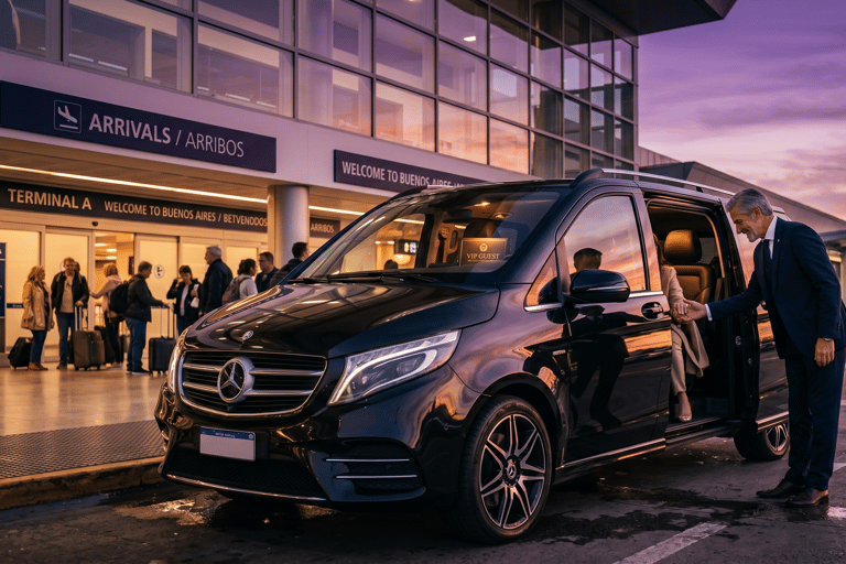 Buenos Aires: Private Transfer to/from EZE Airport Arrival: EZE Airport to hotel in Buenos Aires city center