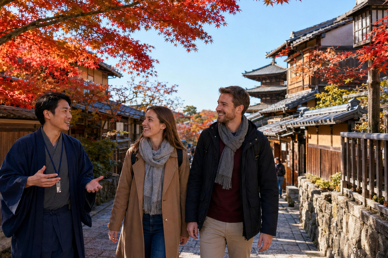Kyoto: Kiyomizu-dera Autumn Colors & Historic Streets Walk Early Bird 20% Off – Limited Autumn Offer