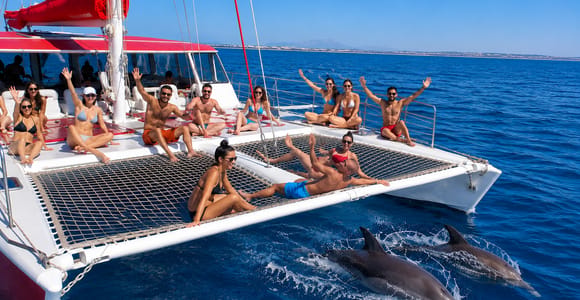 Hammamet: Catamaran Cruise Tour, Swimming and Snack