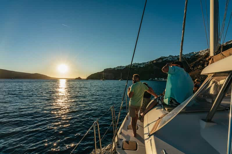 Santorin Katamaran Caldera Kreuzfahrt Mit Mahlzeit Und Getr Nken