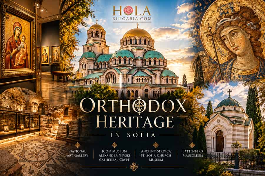 Sofia: Private Tour – Orthodoxe Kunst, Kirchen & heilige Schätze. Foto: GetYourGuide