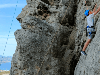 Cassis - La Ciotat : Classe d'escalade au Cap Canaille