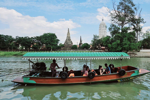 Ayutthaya: Private 1 hour Boat tour Pa Sak River Ayutthaya: Boat tour