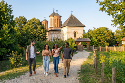 Bucharest: Underground Salt Mine & Dracula Tomb Tour COACH TOUR Audio guide in 24 languages