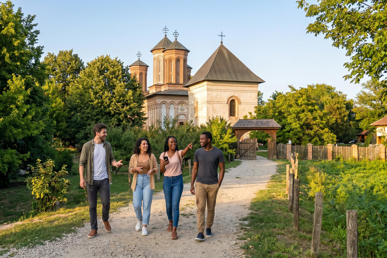 Bucharest: Underground Salt Mine & Dracula Tomb Tour COACH TOUR Audio guide in 24 languages