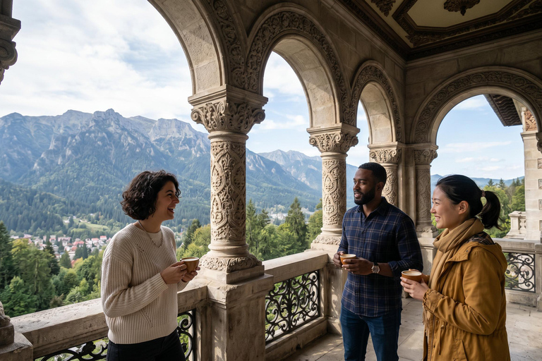 Day Trip - Bran Castle, Peles Castle & "Wednesday" Castle COACH TOUR Audio guide in 24 languages